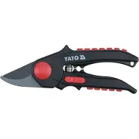 TRIZERATOP YT-8811, Bypass, PVC, Schwarz, Rot, Kohlenstoffstahl, Schwarz/Edelstahl, 190 mm