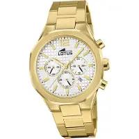 Lotus Herren Uhr Elegant Edelstahl Armbanduhr Classic gold D2UL18868/1