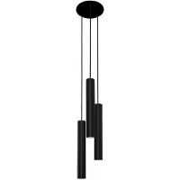 Lyora Schwarze Loft-Hängelampe Eye