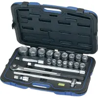 Heytec Steckschlüsselsatz 21tlg. 3/4″ SW 19-50 mm Anzahl Zähne 72 6-kant - 50810131080