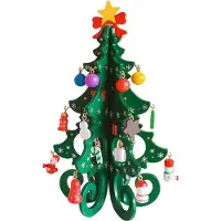 Mc star Weihnachtsdeko Mini Weihnachtsbaum Tischdeko Kleiner Weihnachtsbaum Tisch Deko Holz Weihnachtsschmuck Tischplatte Weihnachtsbaum