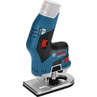 Bosch Oberfräse Professional GKF 12V-8, Akku-Oberfräse, Bürstenloser Motor, 13000 U/min, Tiefeneinstellung