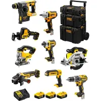 DeWalt Kit DWK900 (DCD796 + DCH273 + DCG405 + DCF887 + DCF894 + DCS331 + DCS391 + DCS369 + DCL050+ 3x5,0Ah +DCB115 + 3en1 Caddy)