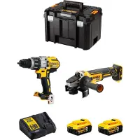 DeWalt Kit DWK221 (DCD996 + DCG405 + 2 x 5,0 Ah + DCB115 + TSTAK VI)