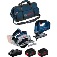 Bosch Kit BK2023BAG (GKS 18V-57-2 + GST 18V-125 B + 2 x 8,0 Ah ProCORE + GAL18V-160 + HDBAG)