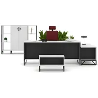 AEA Arbeitszimmer Set Schreibtisch Büroschrank Sideboard Couchtisch Büromöbel