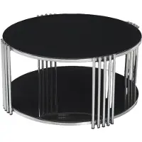AEA Couchtisch Elegantes Schwarz Luxus Design Metall Möbel Wohnzimmer Couchtische