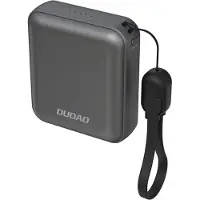 Dudao K22+ 10000mAh 22,5W USB-C Powerbank mit Anhänger/Kabel - Grau