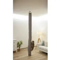 Kerbl Katzenkletterbaum, Climber, 16 x 16 x 240 cm, Deckenbefestigung, Grau