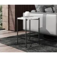 AEA Beistelltisch Runder Tisch Couchtisch Sofa Tisch Wohnzimmer Runde Design Tische