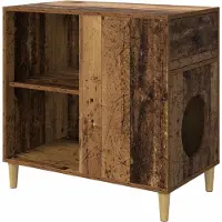 Syfax Katzenhaus Altholz 72 x 42,5 x 70 cm Holzwerkstoff