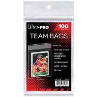 Ultra pro 5 Team Bags wiederverschließbaren (5 100 Ct Pakete) – Für Aufbewahrung von Baseball, Fußball, Hockey Karten. Ideal für Top Frontlader