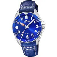 Lotus Leder Jugend Kinder Uhr Armbanduhr blau Elegant Classic D2UL18861/1