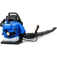 StarTech.com Rückentragbares Laubgebläse - Benzin 4‑Takt - 2,6 kW - 7000 U/min - 750 CFM Luftmenge - 205 mph Luftgeschwindigkeit - Für Garten & Schneeräumung - Blau