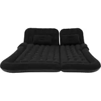 StarTech.com Auto-Luftmatratze - Aufblasbares SUV-Rücksitzbett - 174×126 cm - 300 kg Tragkraft - 12 V 75 W Elektropumpe - Beflocktes PVC - Schwarz
