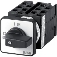 Eaton T0-6-15866/E Elektroschalter Kippschalter 3P Schwarz