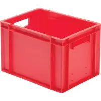 LA-KA-PE LA KA PE Transportstapelkasten rot L400xB300xH270mm Wände / Boden geschlossen PP - TK 400 /270-0