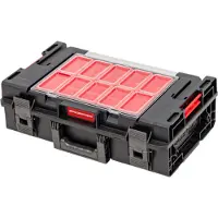 Tool Brothers RHINO XXL Werkzeugkoffer ECO Handling+ Höhe M 15,4 l IP66 mit herausnehmbaren Trennwänden + Boxen