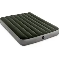 Intex grünes Full-Luftbett 191 x 137 x 25 cm Dura-Beam-Ausführung