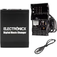 ELECTRONICX USB-SD-AUX-Adapter für BMW, Land Rover, Mini mit schmalem Anschluss ▶ Premium USB-Bluetooth-Adapter für Autoradio