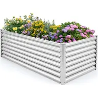 Northix Hochbeet aus Metall, 180 x 95 x 60 cm, offener Boden