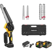 OEM Elektrische Kettensäge, 8 Zoll, bürstenloser Motor, 2 Batterien Set B