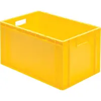 LA-KA-PE LA KA PE Transportstapelkasten rot L600xB400xH320mm Wände / Boden geschlossen PP - TK600/ 320-0