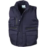 Result Herren Lance Bodywarmer / Weste mit zahlreichen Taschen, winddicht, wasserabweisend LT171 (M) (Marineblau)