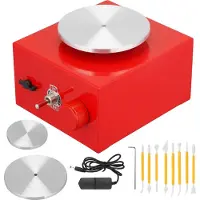 OEM Töpferscheibe, Drehteller Durchmesser 6,5 cm/10 cm, Spannung 100-240V, Leistung 30W, Tragfähigkeit 0,5 kg, Leerlaufdrehzahl 0-2000 U/min