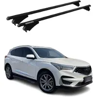 Menabo Grundträger Dachträger für Acura RDX 2019-2025 ABE Aluminium Schwarz 2tlg