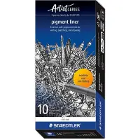 Staedtler Pigment Liner 308 0.1mm Marker 10 Einheiten