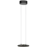 Steinhauer Schlanke Pendelleuchte Soleil Ø 32cm schwarz
