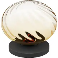 Stars of Light LED-Tischlampe Pantoja schwarz/amber 24cm CCT