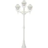 Albert 682041 Mastleuchte 3-fl. Typ Nr. 2041 - Farbe: weiß, für 3 x Lampe, E27*** ACHTUNG: 2 Packstücke ***