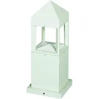 Albert 680599 Sockelleuchte Typ Nr. 0599 - Farbe: weiß, mit 1 x LED 12 W, 3000 K