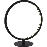 Searchlight LED-Tischleuchte Cirque, schwarz, Metall, 33 cm hoch