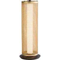 Searchlight LED-Tischleuchte Thread, goldfarben, 3-step-dimmbar, Stahl