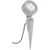 Albert 692390 Spießstrahler Typ Nr. 2390 - Farbe: Silber, mit 1 x LED 12 W, 1200 lm