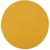 Sanat Teppich "UNI, auch als Läufer und Rund" rund 13 mm Höhe robuster Kurzflorteppich, große Farbauswahl, Wohnzimmer, alle Räume