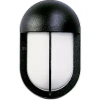 Albert Wandlampe Ovalla 28 cm - schwarz