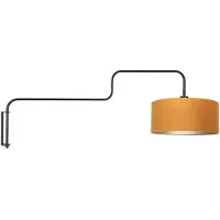 Steinhauer Wandlampe Bloeba, schwarz, für Wohn- / Esszimmer, Metall, Modern, Wandleuchte, Wandlampe Innen
