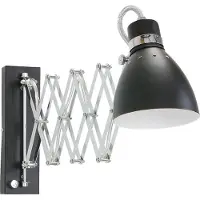 Steinhauer Scherenlampe Spring, schwarz/chrom