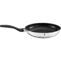 Rösle Basic Line Bratpfanne Ø 28 cm, Edelstahl 18/10, mit Antihaftversiegelung ProPlex, Schüttrand, induktions- und spülmaschinengeeignet