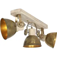 Steinhauer Deckenspot Gearwood, 3-flammig bronze