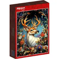 Alipson Puzzle Legespiel Fenruil Wintergeschichte 1000 Teile Karton