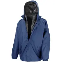 Result Core Herren 3-in-1 Jacke mit herausnehmbarer Steppweste FK605 (L) (Marineblau)