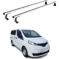 Omac Dachträger Grundtäger für Nissan NV200 2009-2021 75kg Aluminium Grau 2 tlg