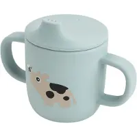 Done by Deer Tiny Farm Silikon Tasse Mit Tülle Und 2 Griffen