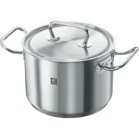 Zwilling TWIN Classic, 4 l, Edelstahl, Keramik, Gas, Halogen, Induktion, Versiegelte Platte, Edelstahl, Edelstahl, Edelstahl