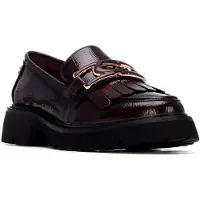 Carmela für Damen. 16269804-BURDEOS Lederschuhe 162698 burgunderrot (39), 1 bis 3 cm, Keine, Lässig, Klassisch, Lackleder, Bordeaux